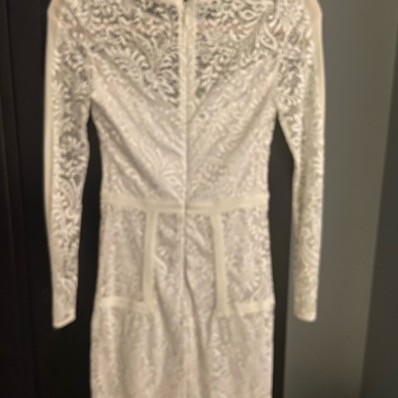 Bebe White Lace Cocktail Dress - Picture 2 of 5